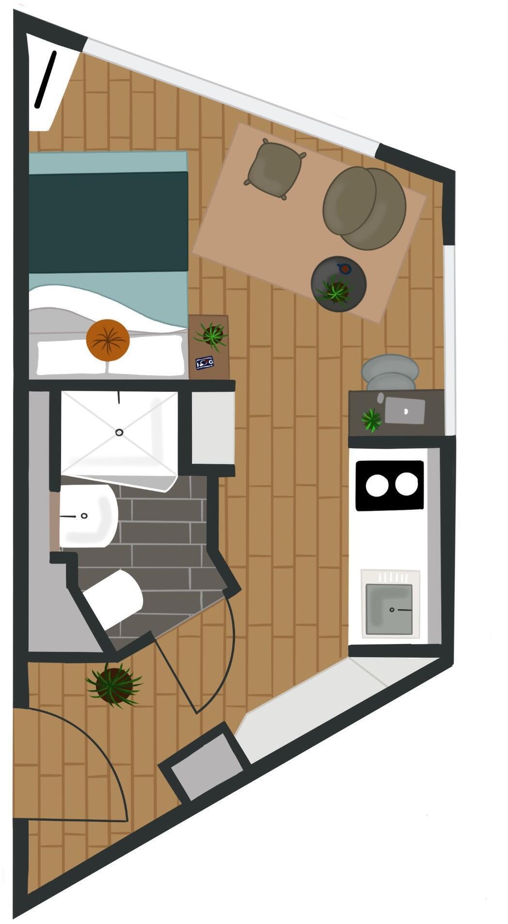 Enclave: Acton, 101 Wales Farm Road, London, W3 6WU floorplan