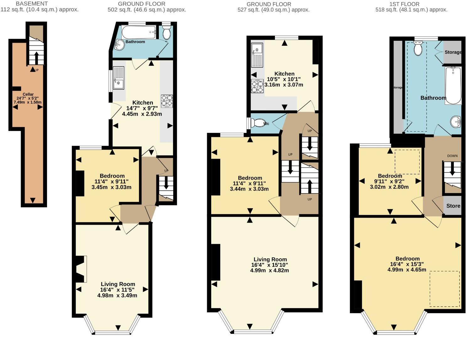 Radnor Park Crescent, Folkestone, Kent, CT19 floorplan