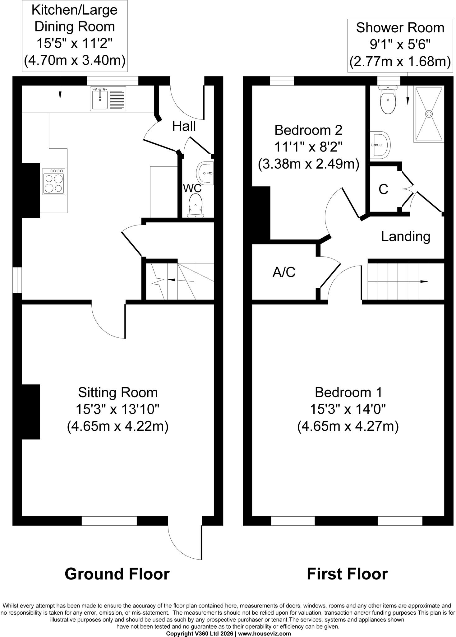 4 Gordon Terrace, Cononley, BD20 8NQ floorplan
