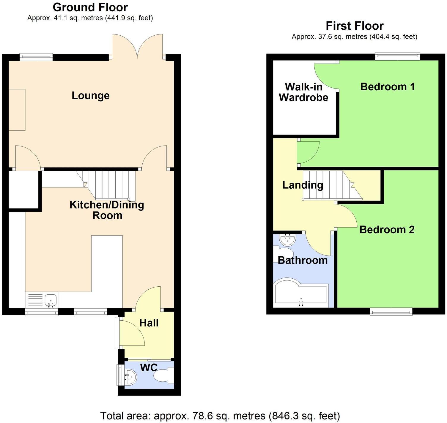 Gloucester Close, Skegness, PE25 floorplan