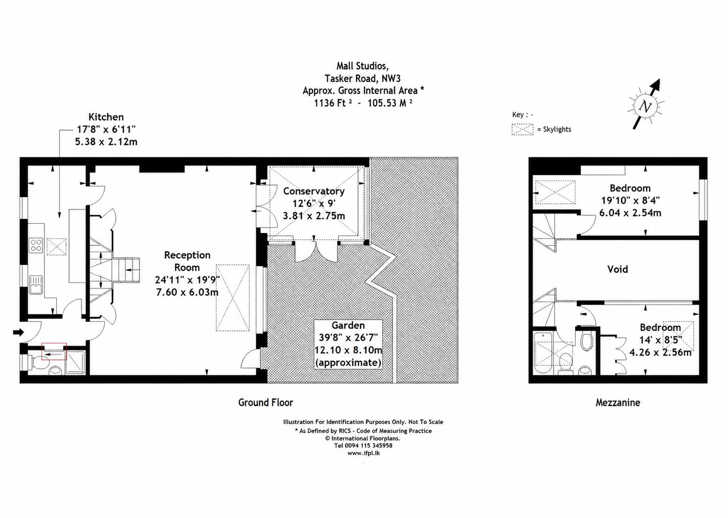 Tasker Road, London, NW3 floorplan