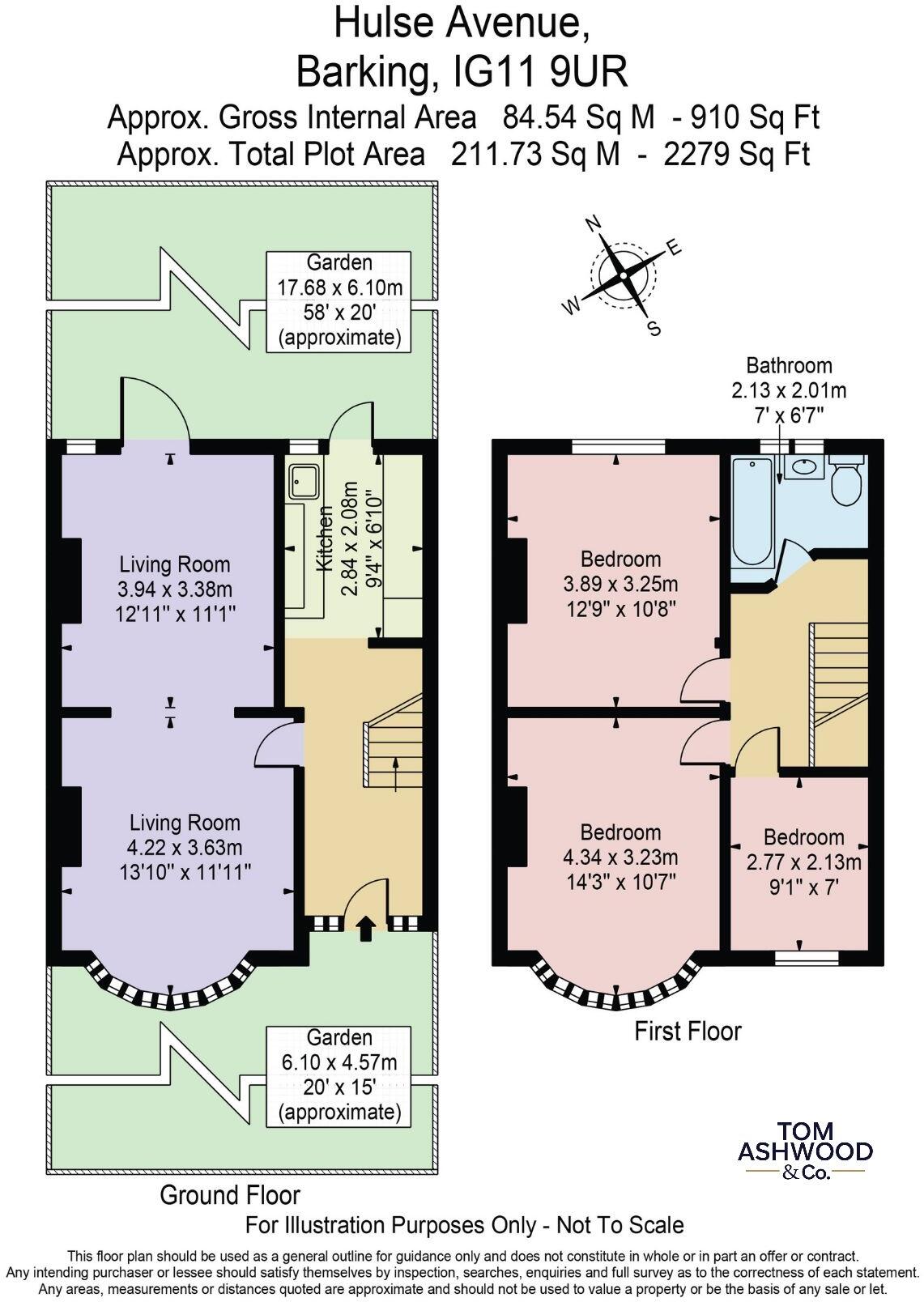 Hulse Avenue, Barking, IG11 9UR floorplan