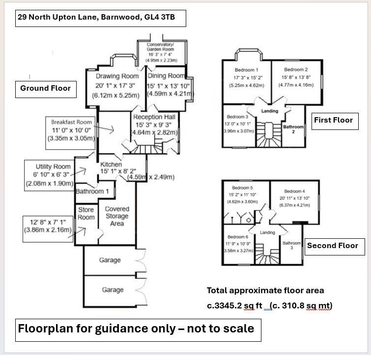 North Upton Lane, Barnwood, Gloucester floorplan