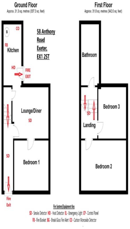 Anthony Road, Exeter floorplan