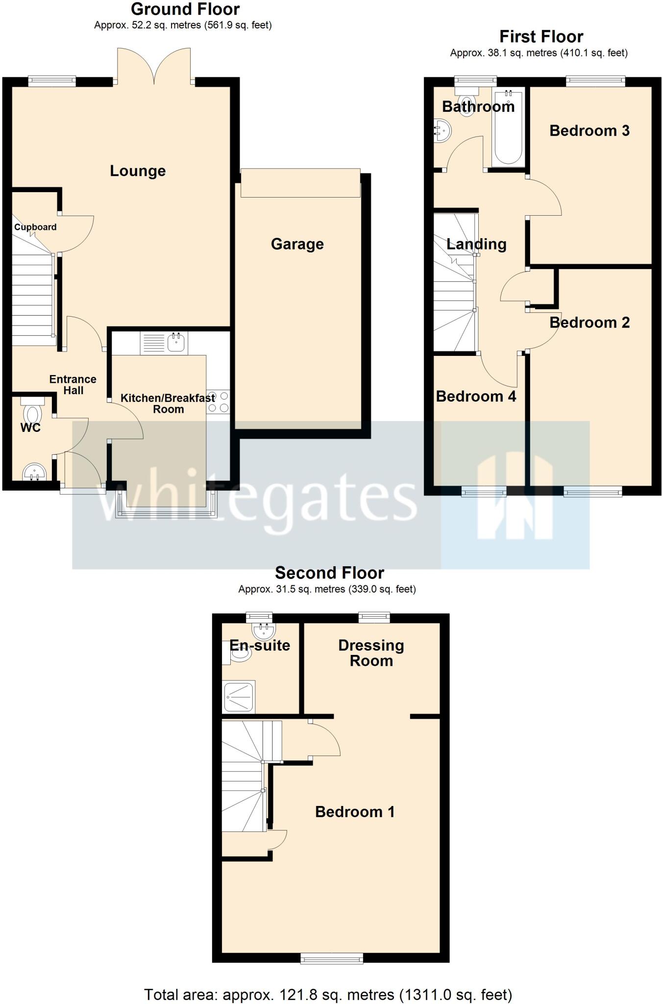 Scholars Gate, Cudworth, Barnsley, S72 floorplan