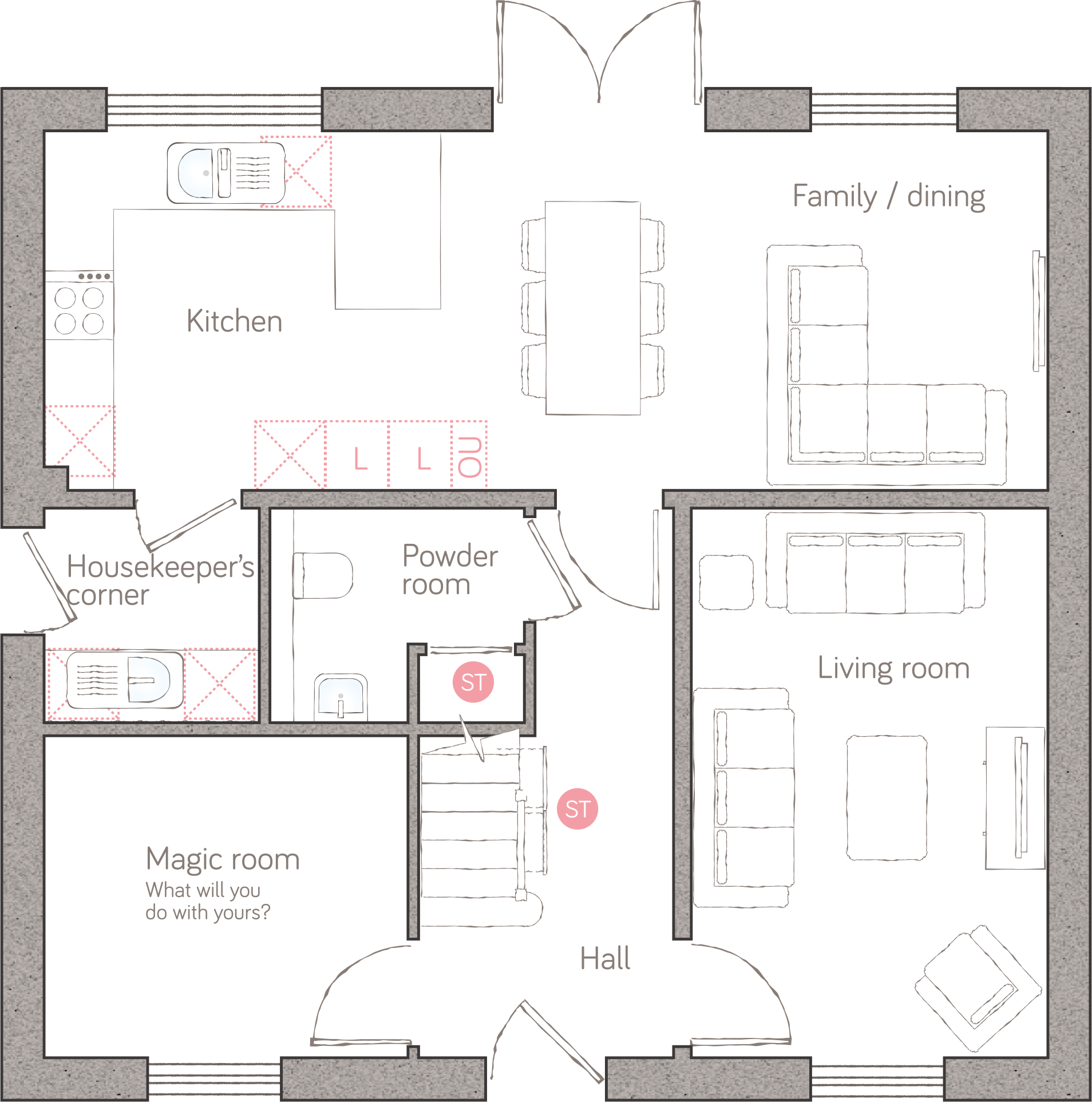 Primrose Fields, Amber Drive, Appledore, Bideford, Devon, EX39 floorplan