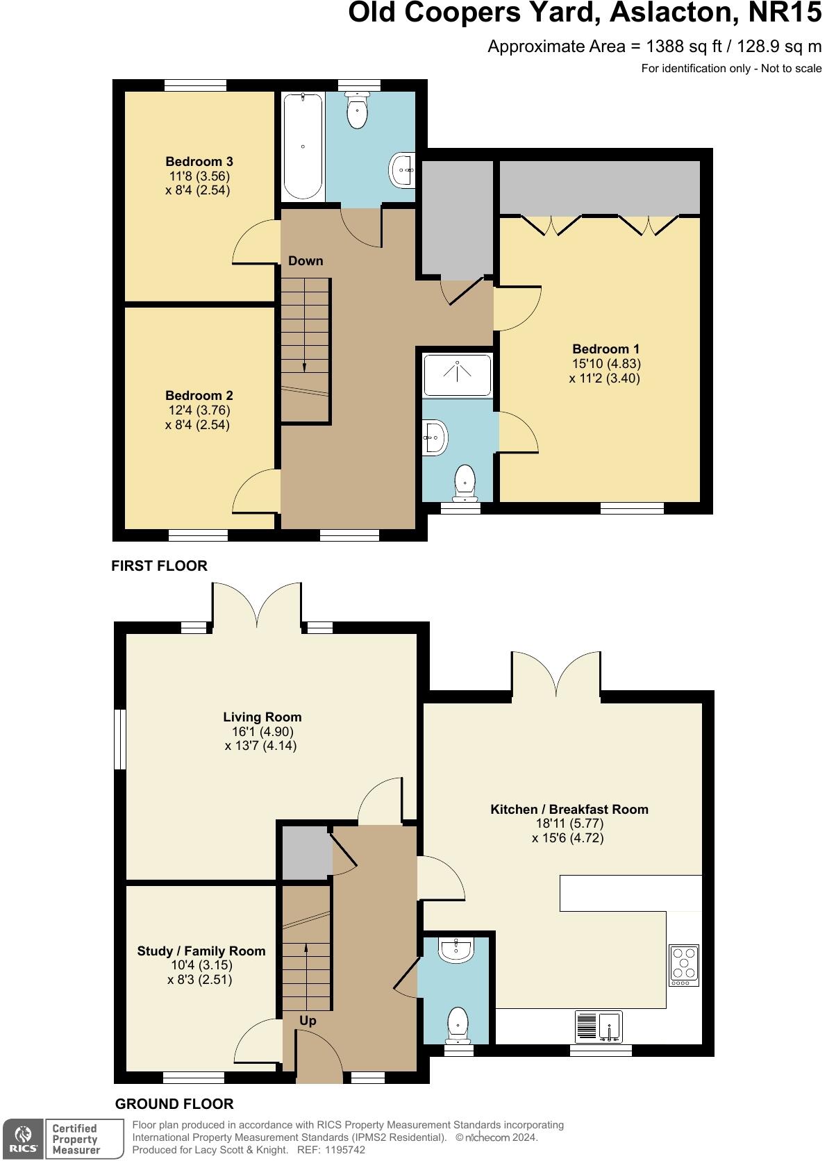 Old Coopers Yard, Aslacton, Norwich, Norfolk, NR15 floorplan
