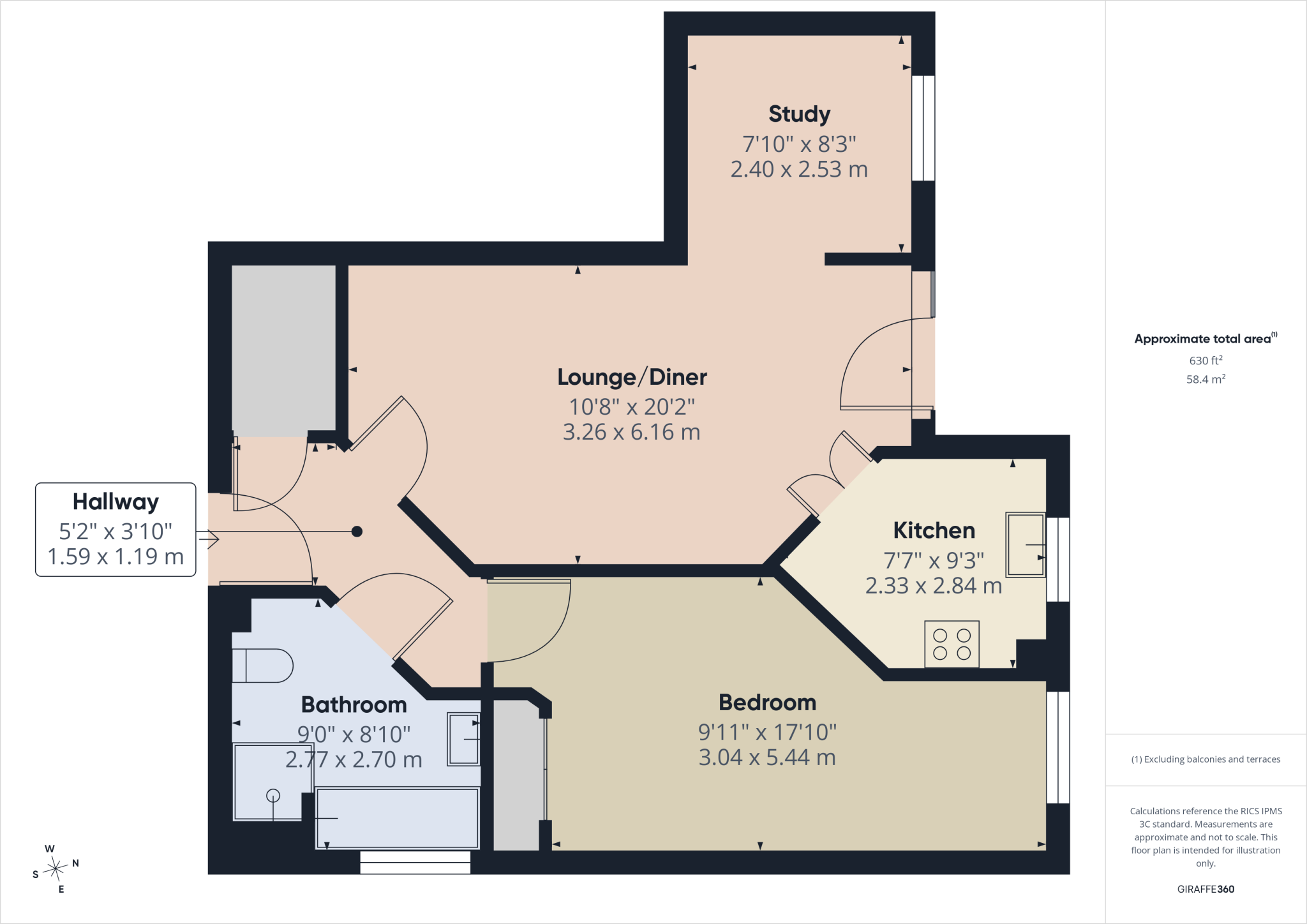 Laurel Court, Folkestone floorplan