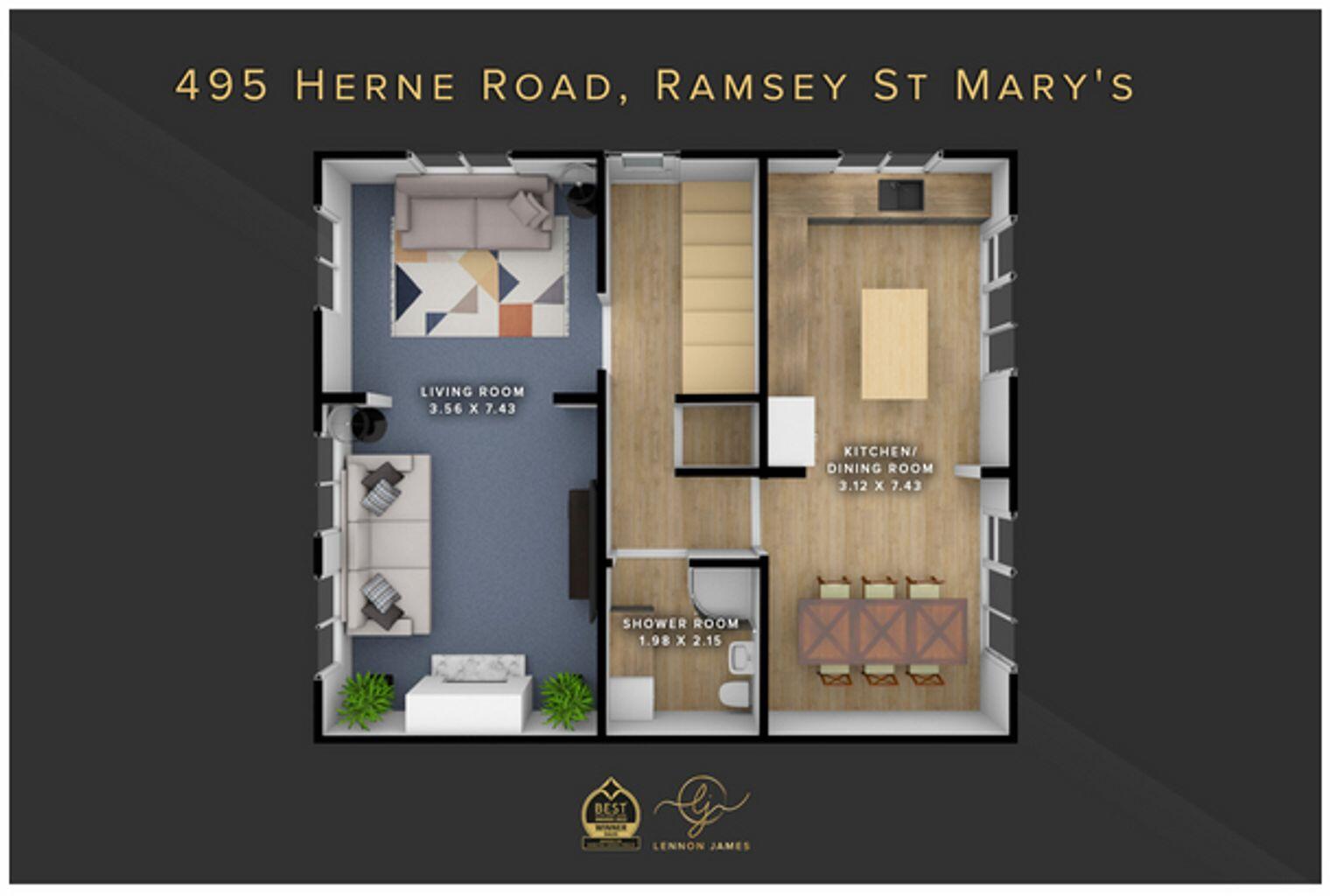 Herne Road, Ramsey, PE26 floorplan