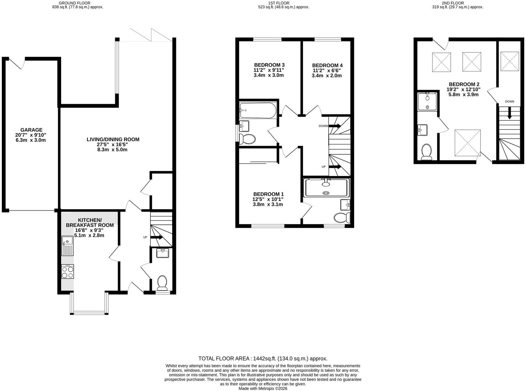 Teaseltun, Fleet, GU51 floorplan