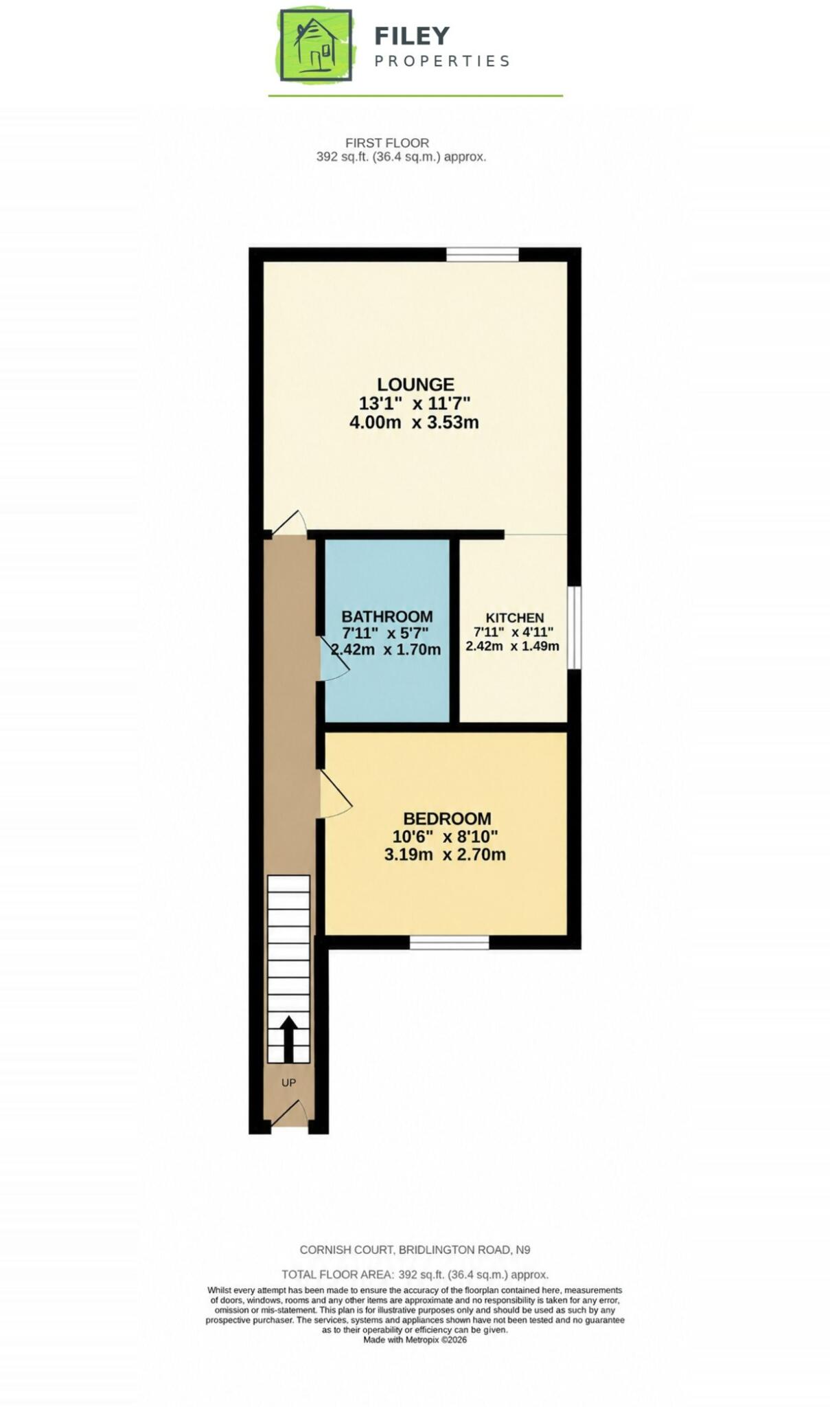 Cornish Court, Edmonton, N9 floorplan