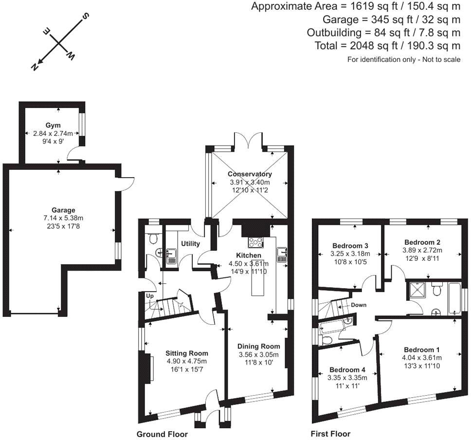 Screedy, Milverton, Taunton, Somerset, TA4 floorplan