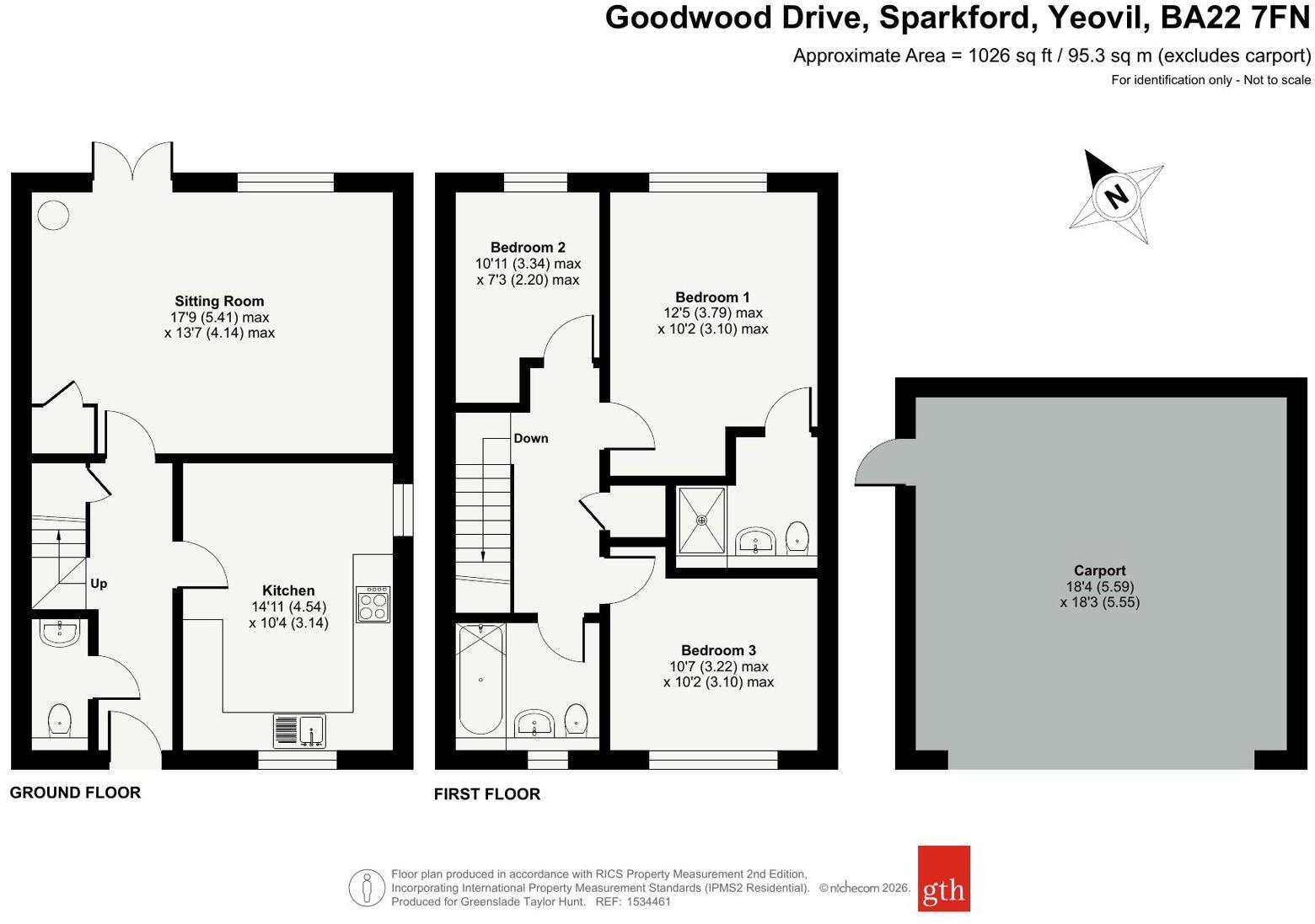 Goodwood Drive, Sparkford, Yeovil, Somerset, BA22 floorplan
