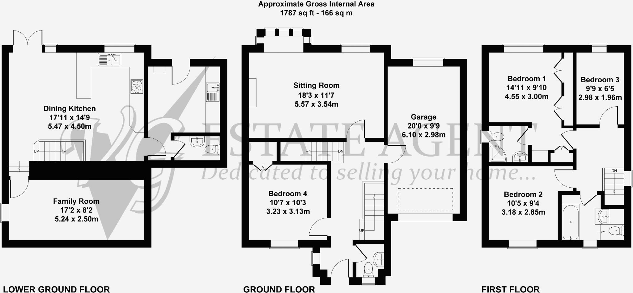 40 Stones Drive, Ripponden HX6 4NY floorplan