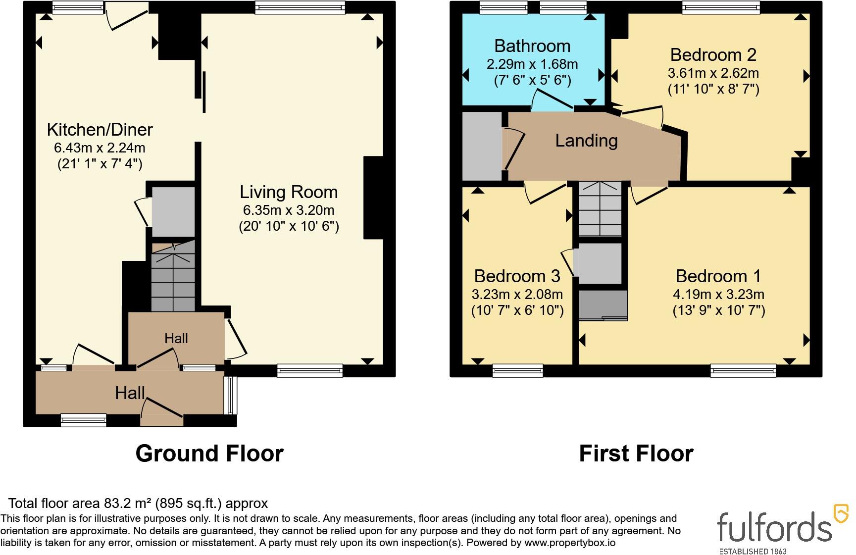 Beacon Lane, Exeter, Devon, EX4 floorplan