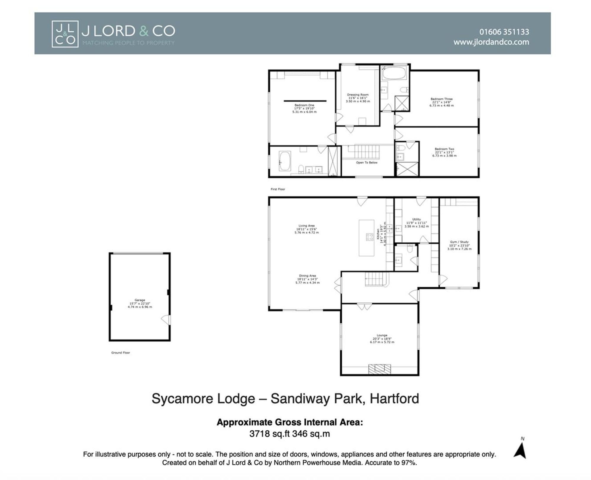 Sycamore Lodge, 2b Sandiway Park, Hartford, CW8 2AS floorplan
