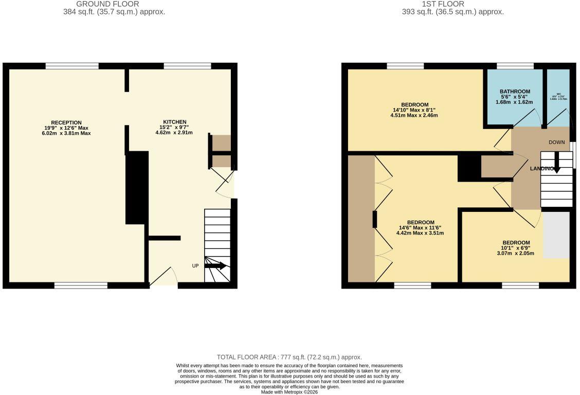 35 Orford Road, Swaffham, Norfolk, PE37 7JH floorplan