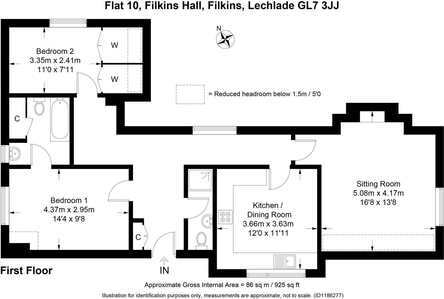 Filkins, Oxfordshire floorplan