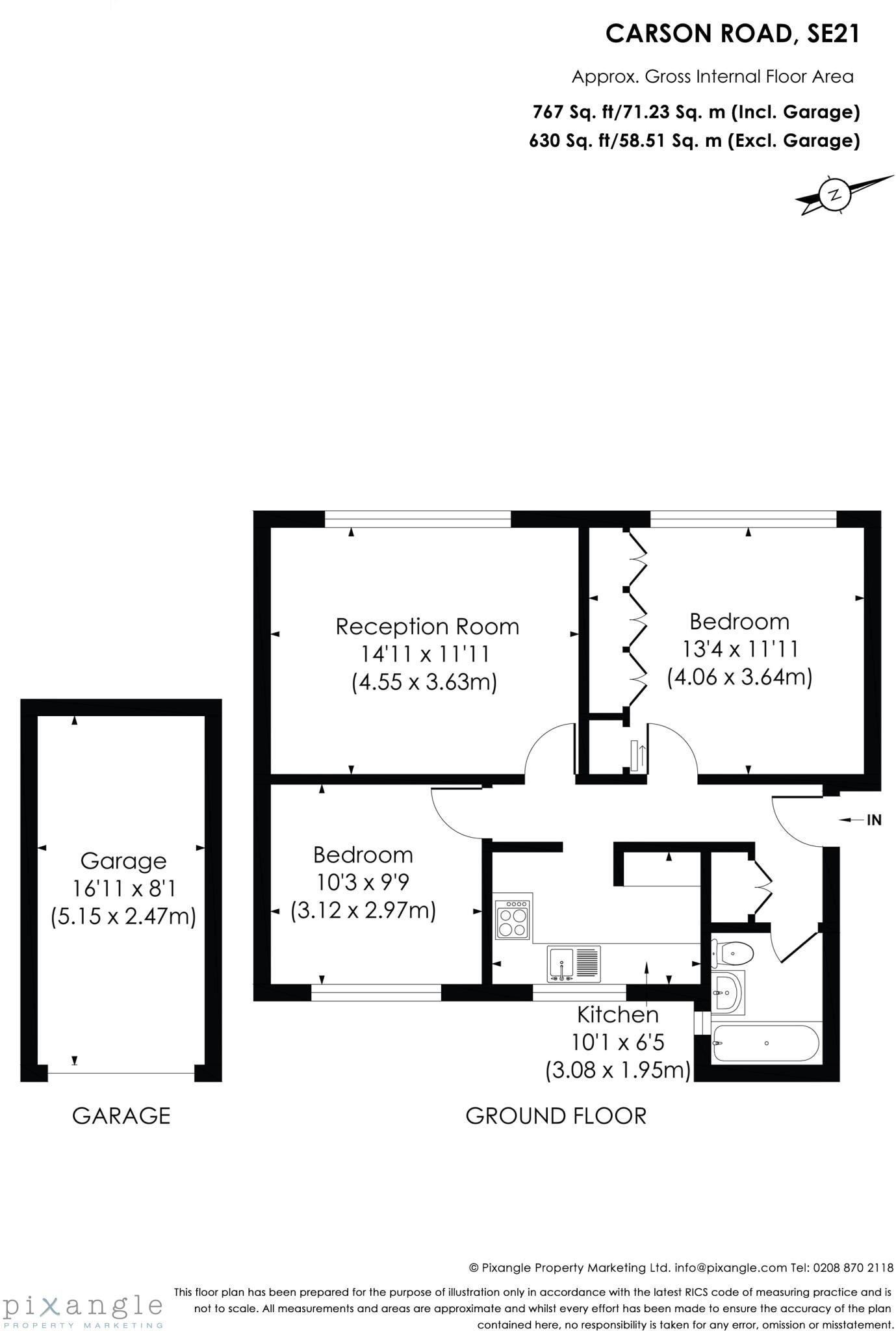 Carson Road, West Dulwich, London, SE21 floorplan