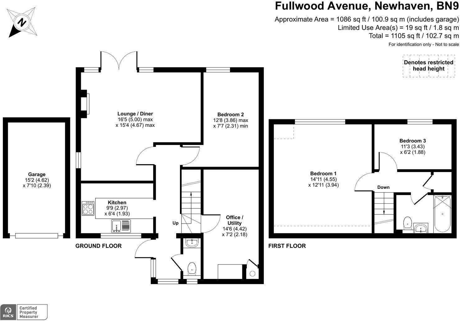 Fullwood Avenue, Newhaven floorplan