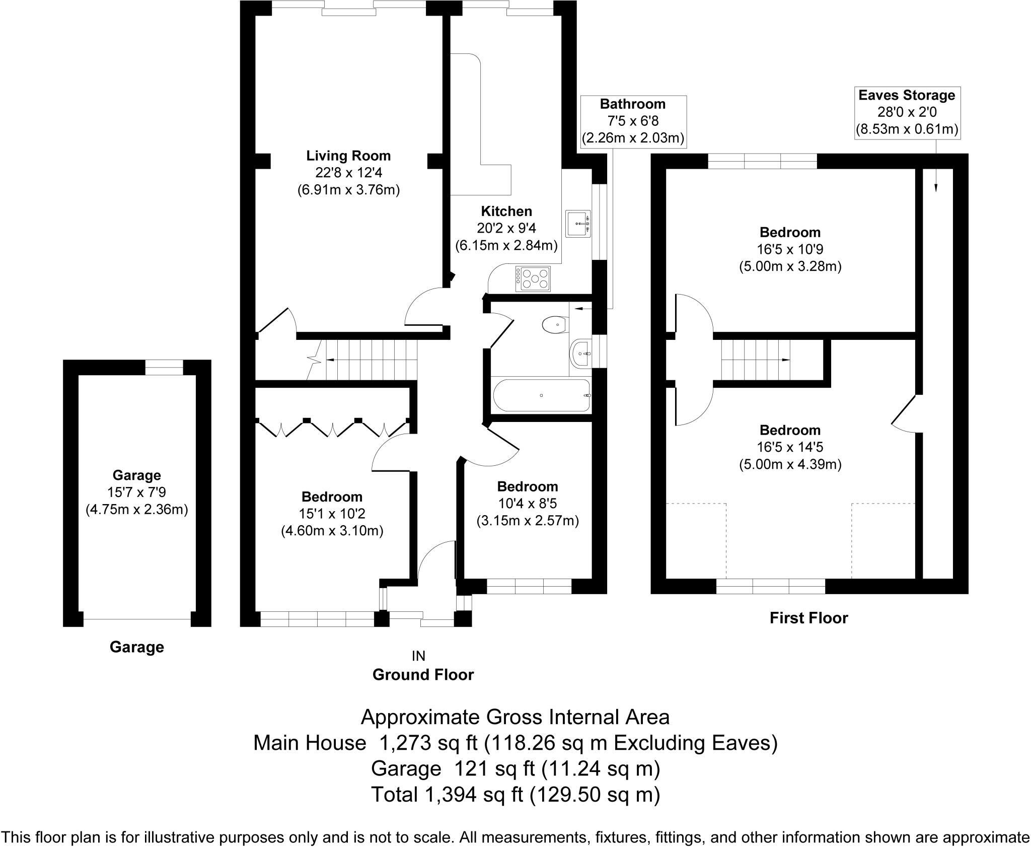 Briscoe Road, Rainham, Havering, London, RM13 floorplan