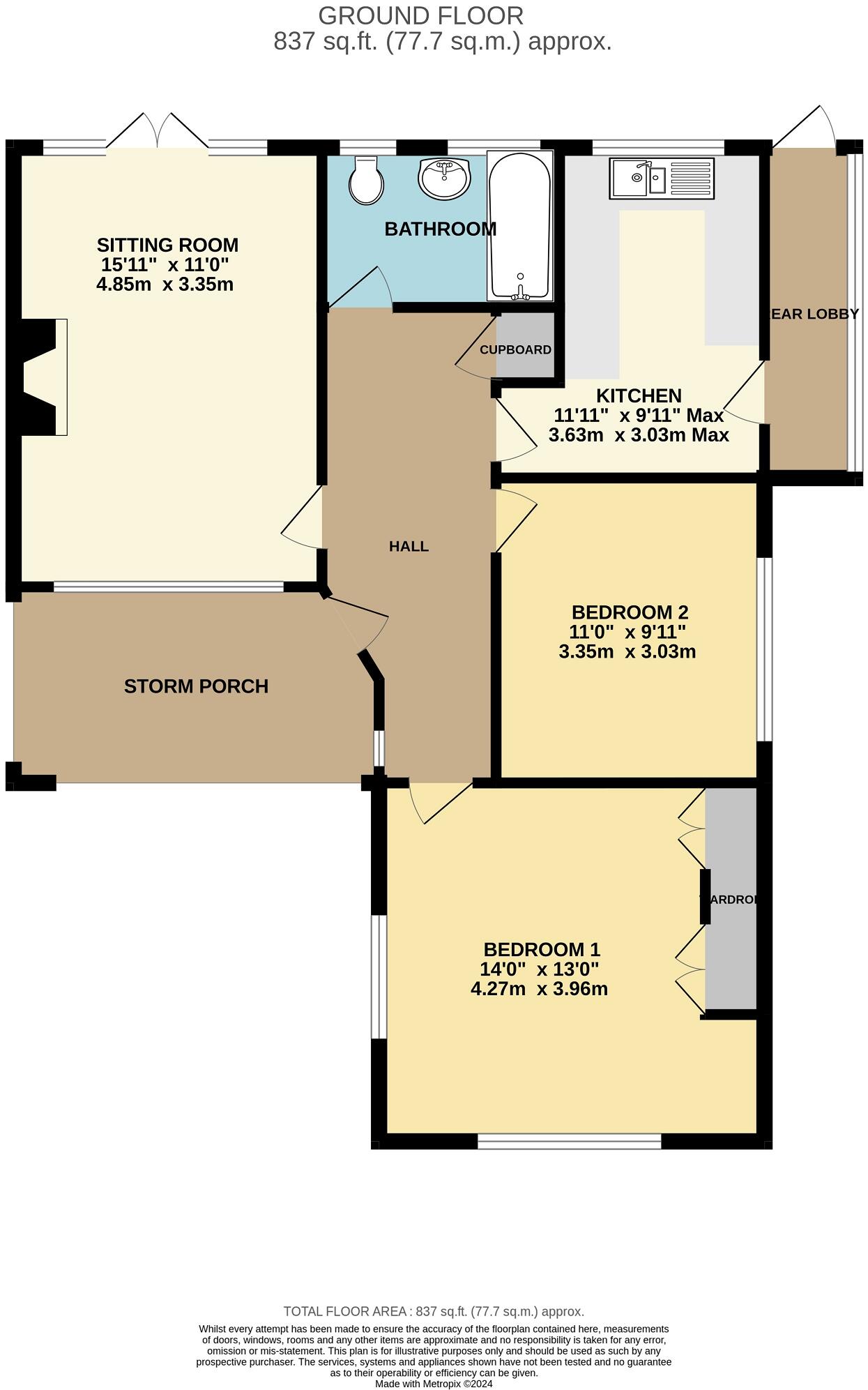 Ringwood Road, Walkford, Dorset. BH23 5RQ floorplan