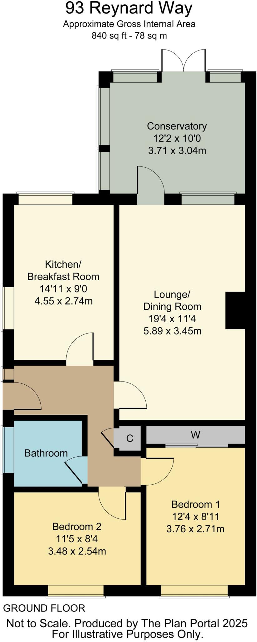 Reynard Way, Kingsthorpe, Northampton, NN2 floorplan