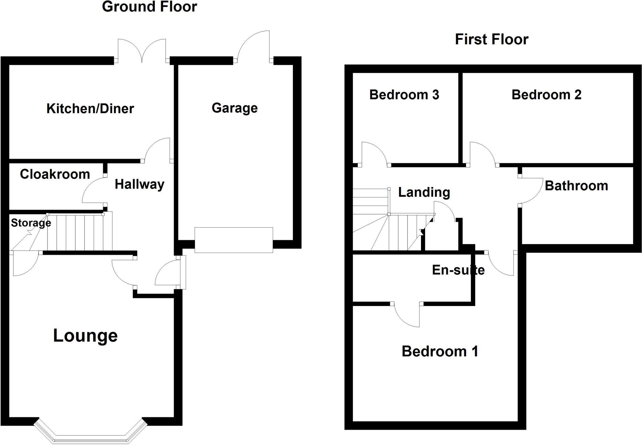 Brewster Road, Gainsborough, Lincolnshire, DN21 1ZA floorplan