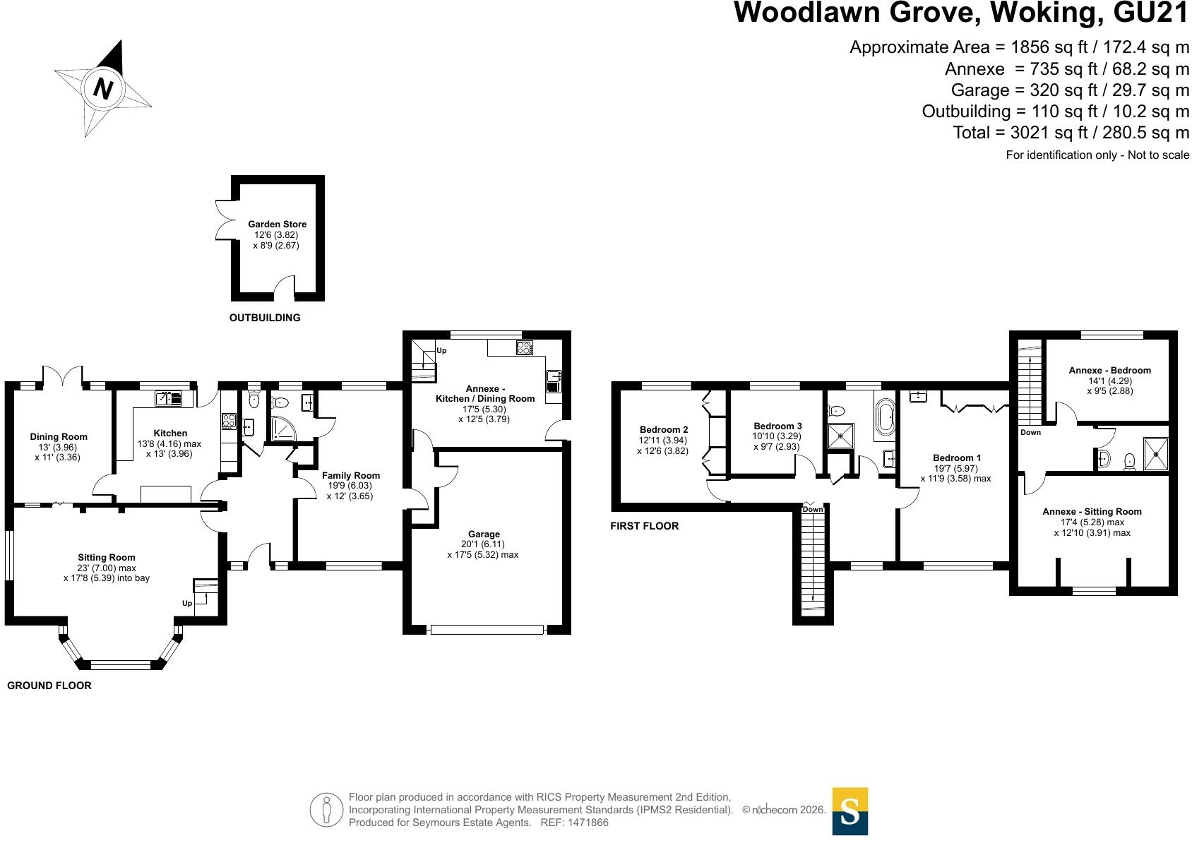 Woodlawn Grove, Horsell, Surrey, GU21 floorplan