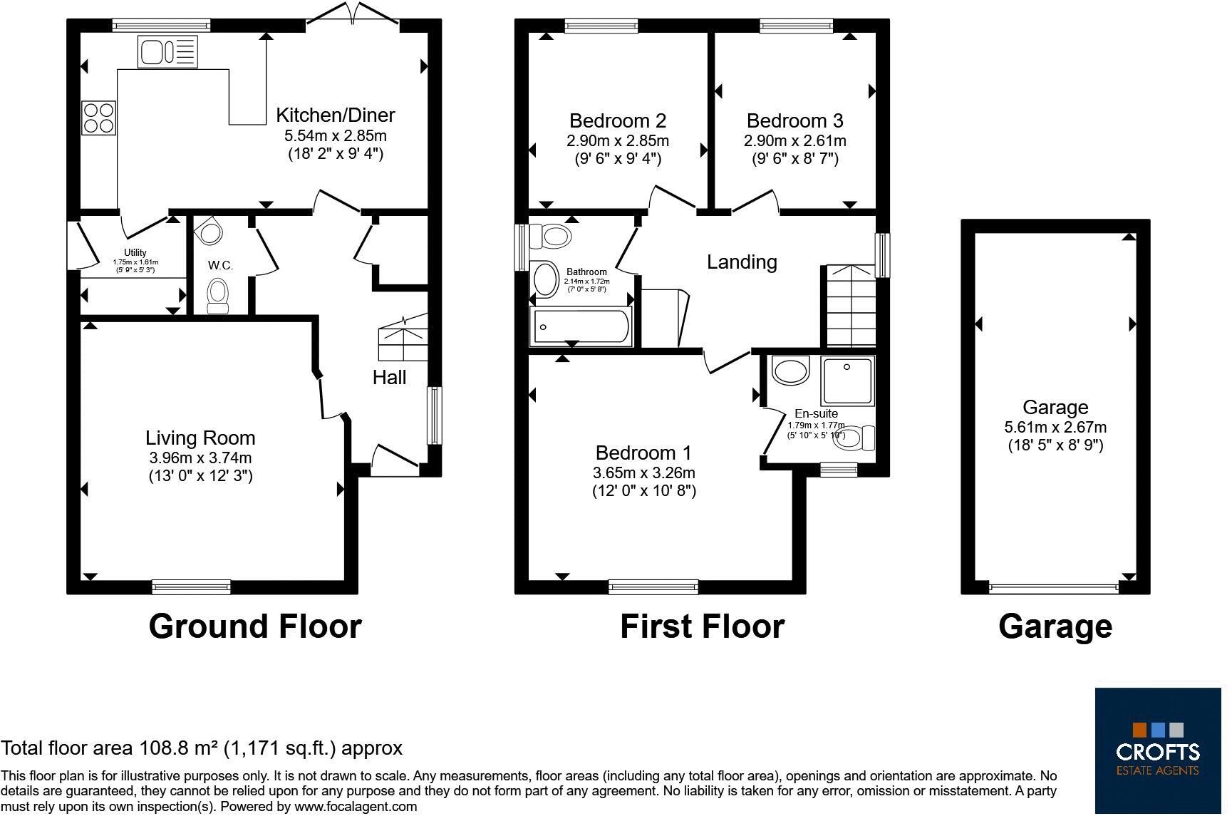 Parklands Avenue, Humberston  floorplan