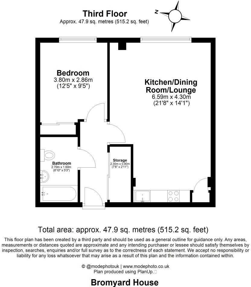 Bromyard House, Bromyard Avenue, Acton floorplan