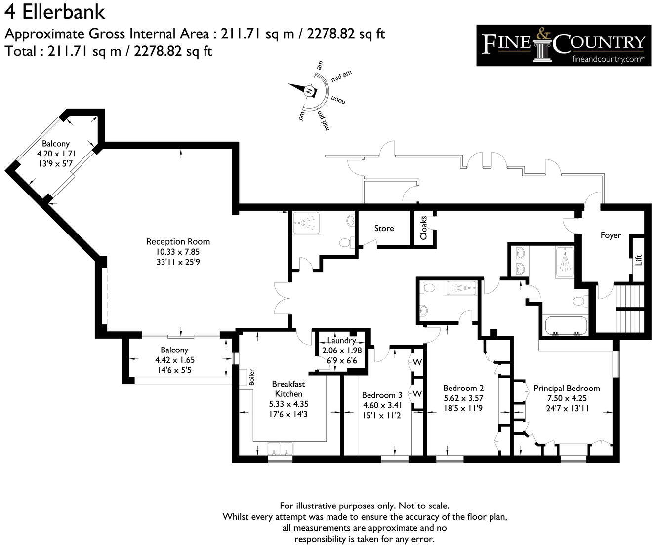 4 Ellerbank, Cowan Head, The Lake District, LA8 9HX floorplan