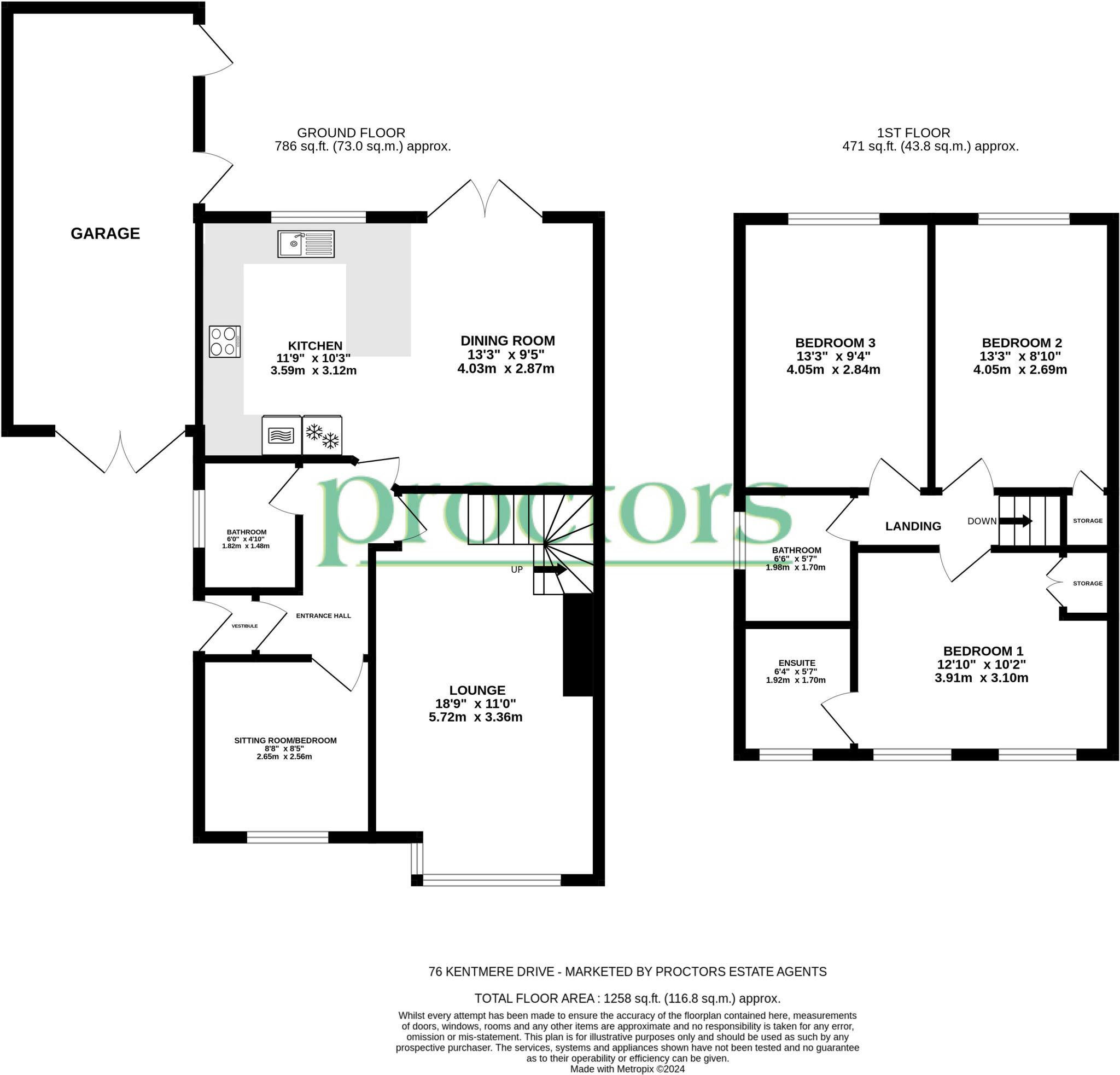 Kentmere Drive, Blackburn floorplan