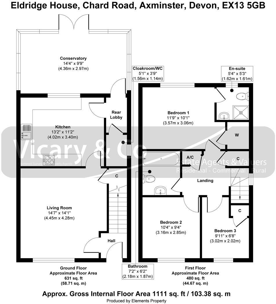 Chard Road, Axminster, Devon floorplan
