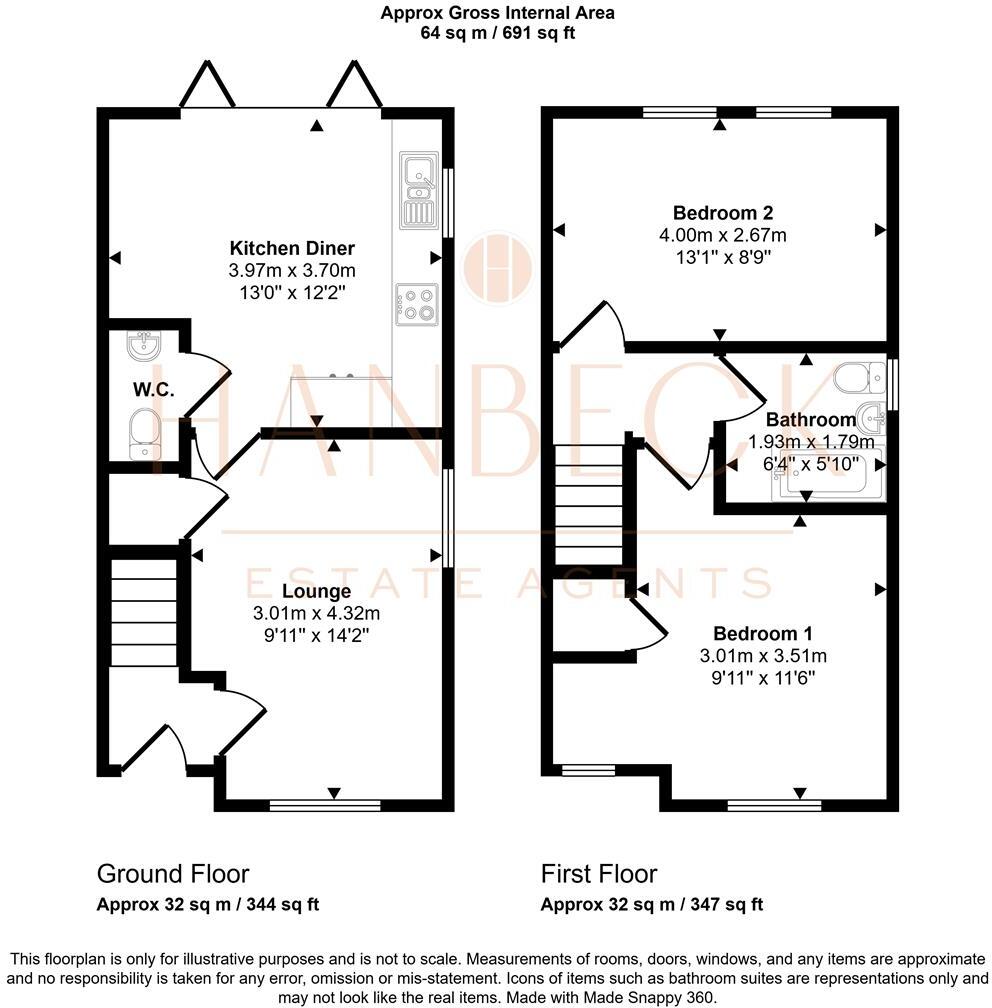 Constable Close, Market Weighton, York floorplan