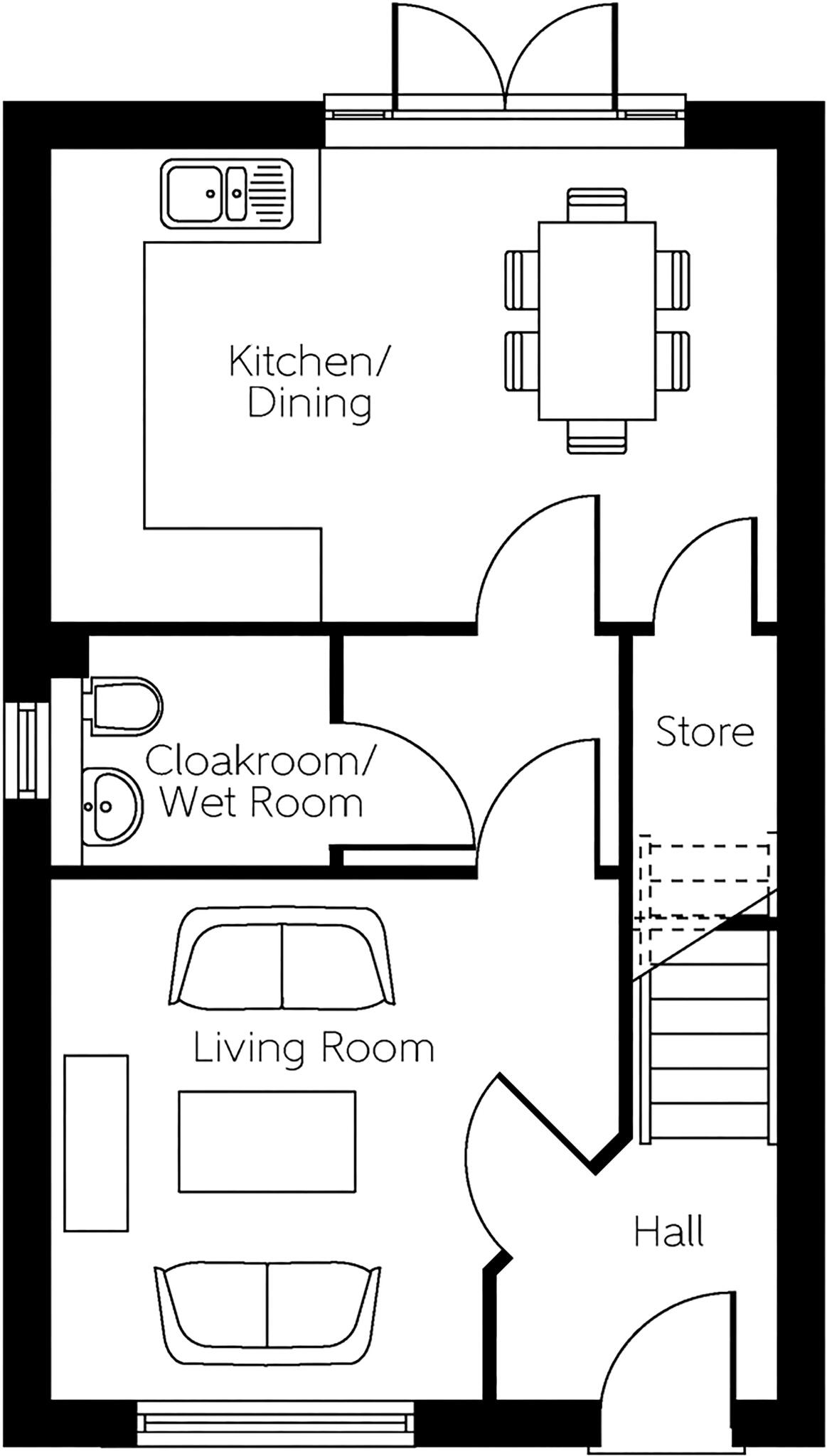 St Oswald's Place
Golborne Road
Winwick
Cheshire
WA2 8BY floorplan