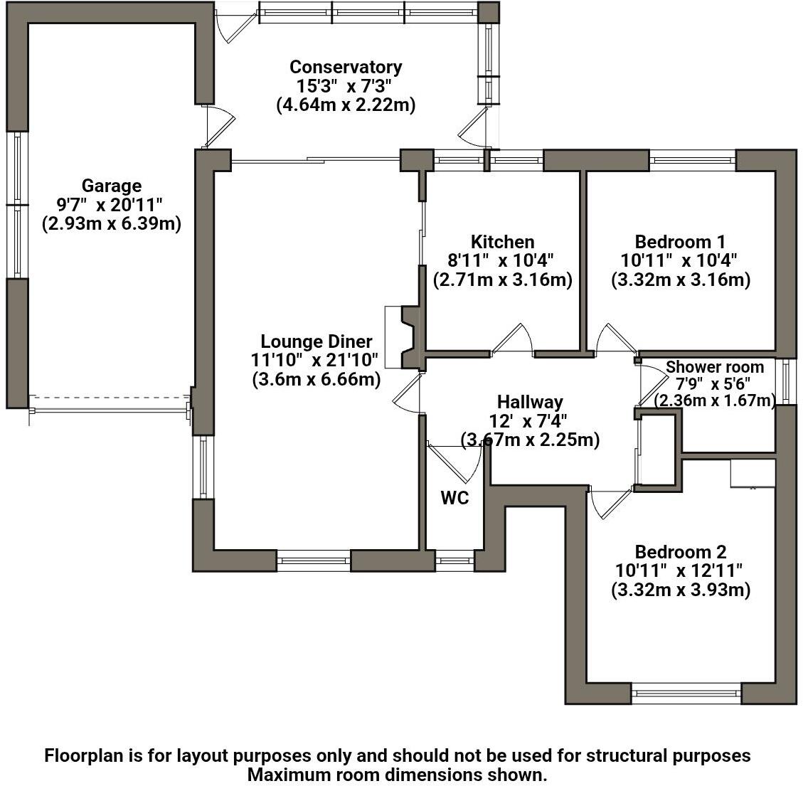 Prince Avenue, Chapel St. Leonards, Skegness, PE24 5RR floorplan
