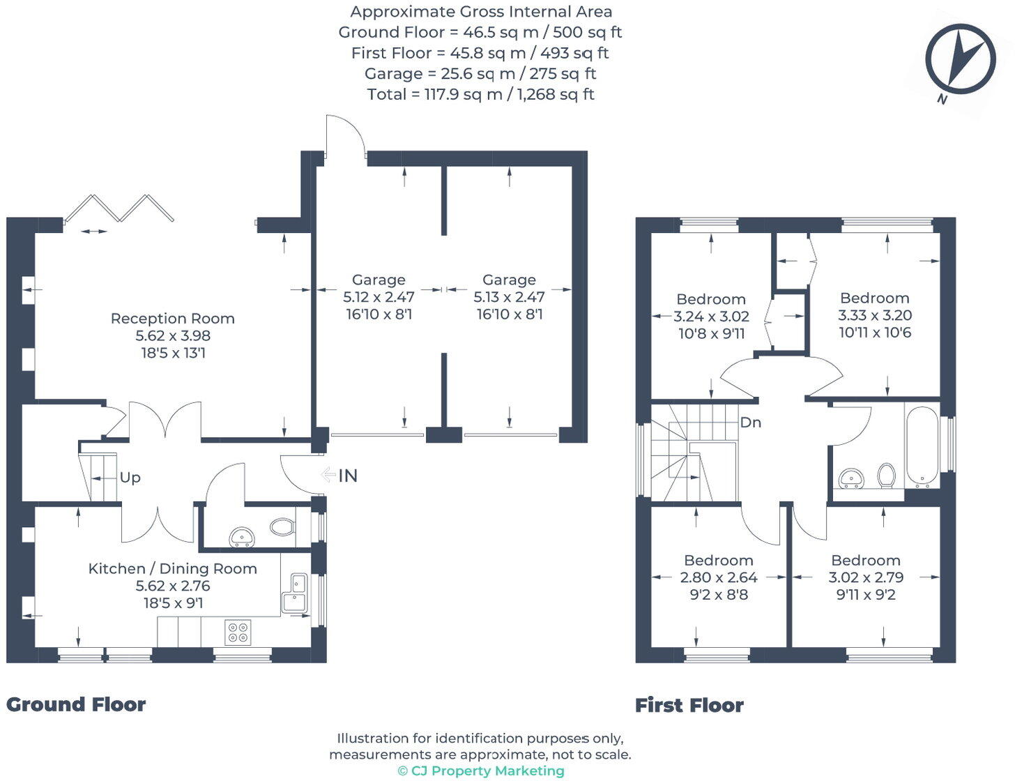 Drumaline Ridge, Worcester Park, KT4 7JT floorplan