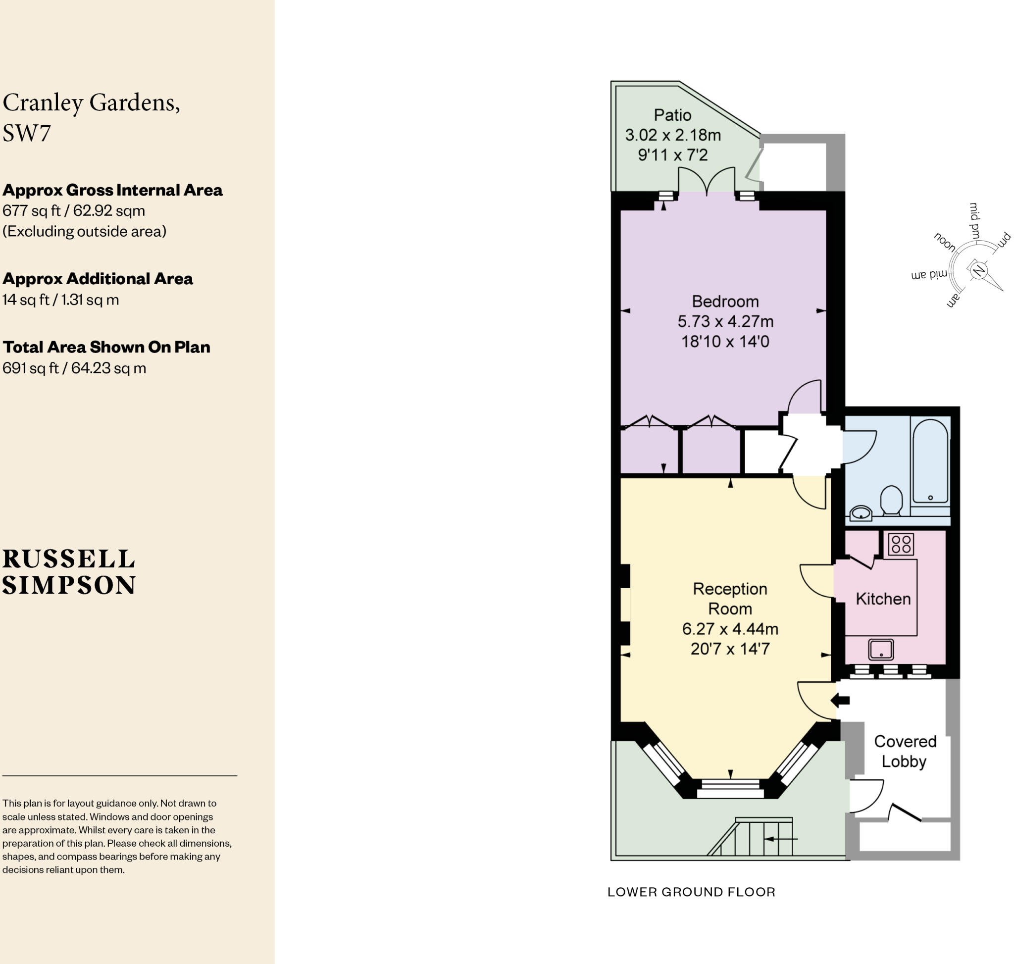 Cranley Gardens, South Kensington, SW7 floorplan