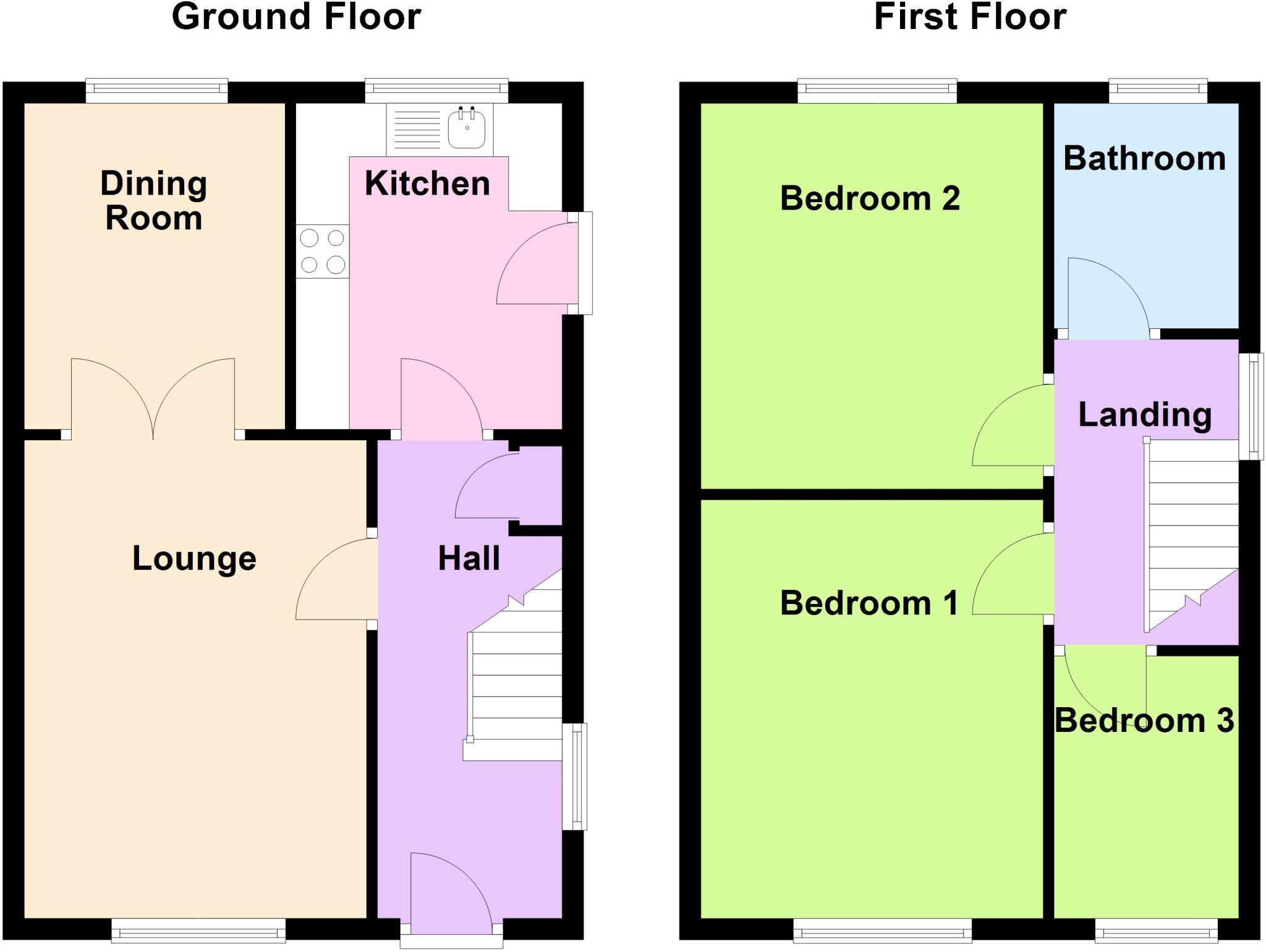 St. Davids Road, Leyland floorplan