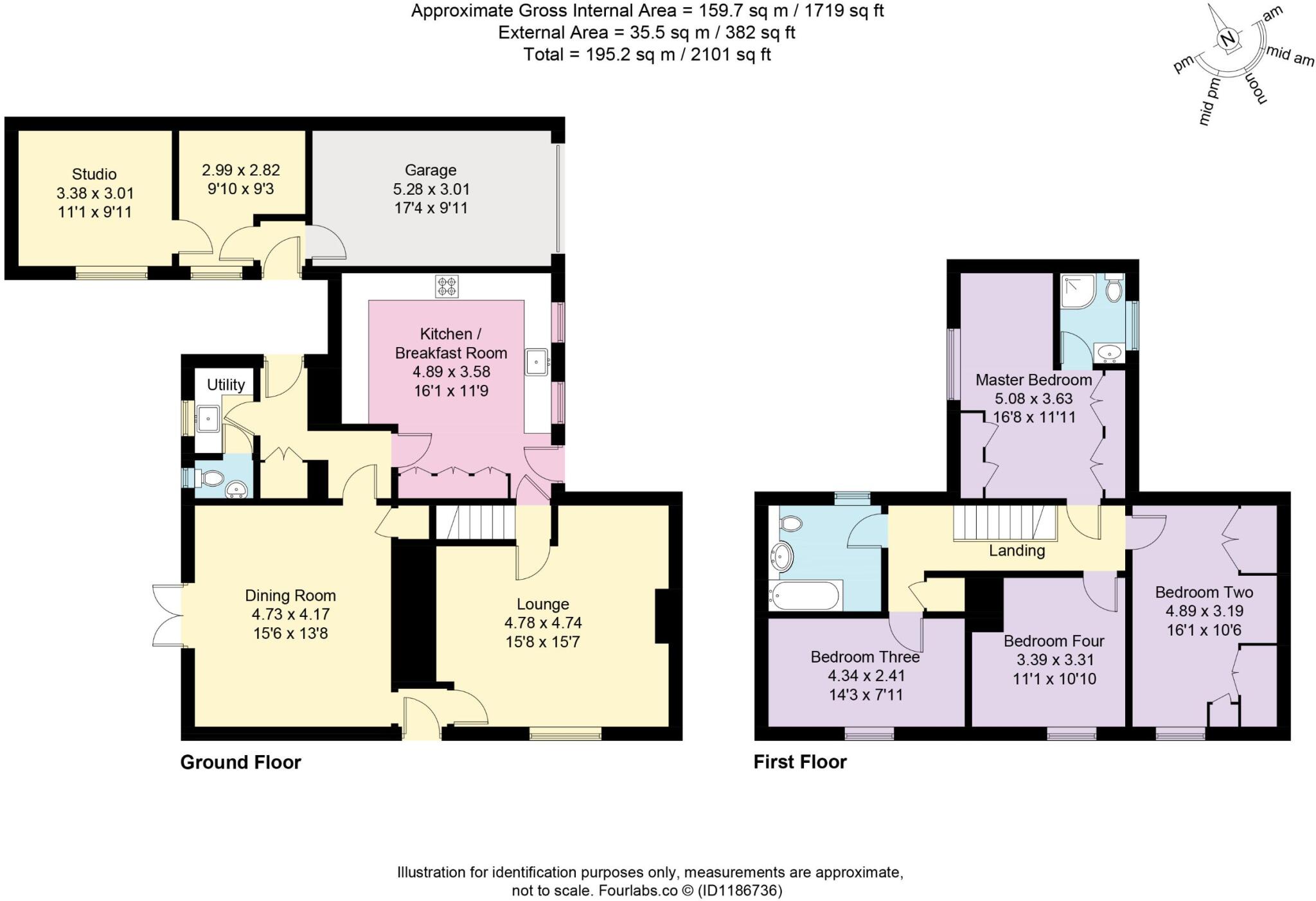 Jasmine Cottage, Light Lane, Wakefield floorplan
