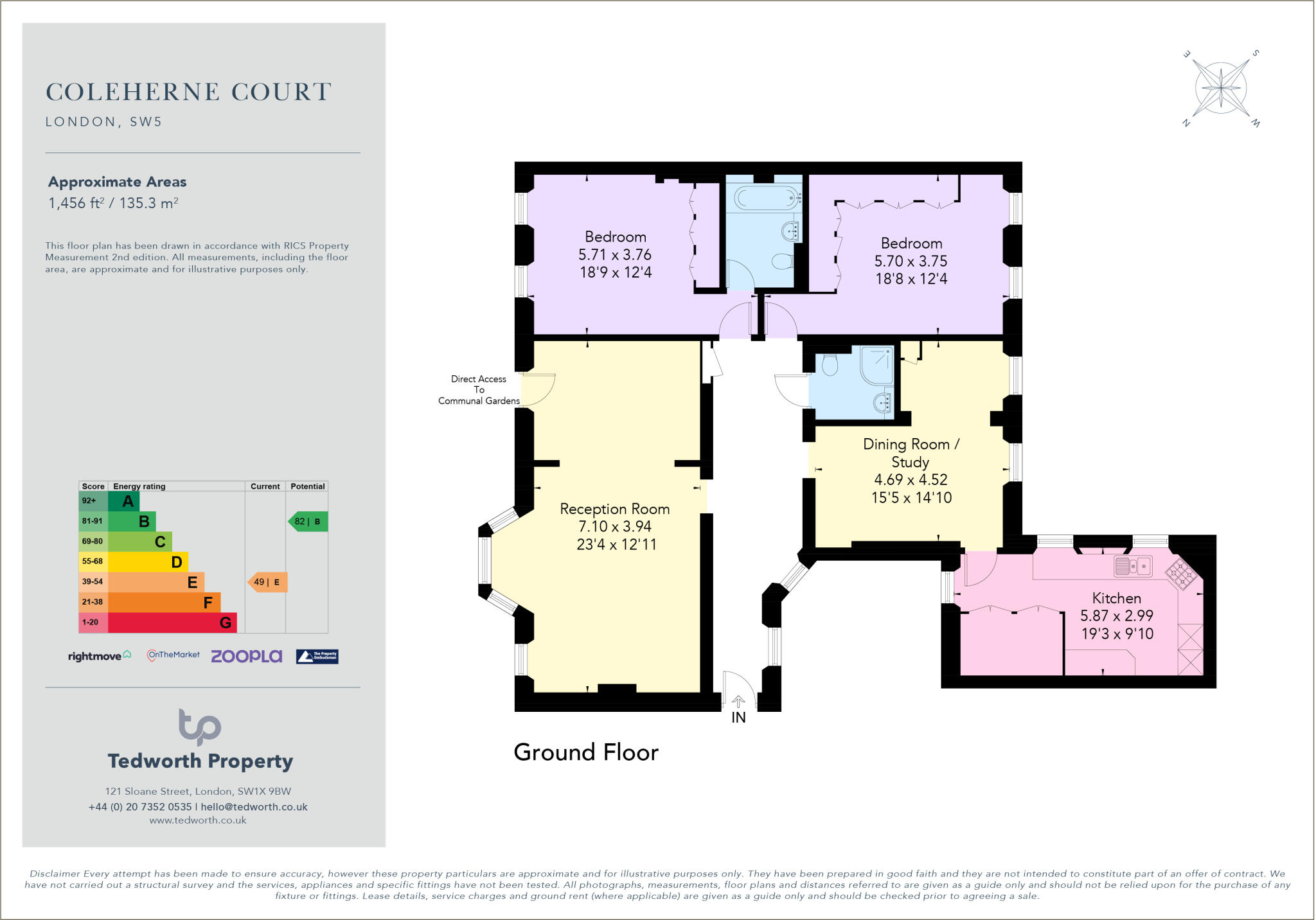 Coleherne Court, Redcliffe Gardens, London, SW5 floorplan