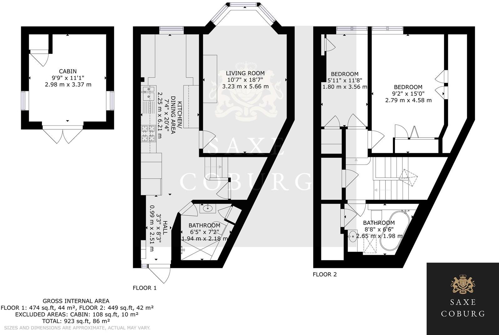 West Overcliff Drive, Bournemouth floorplan