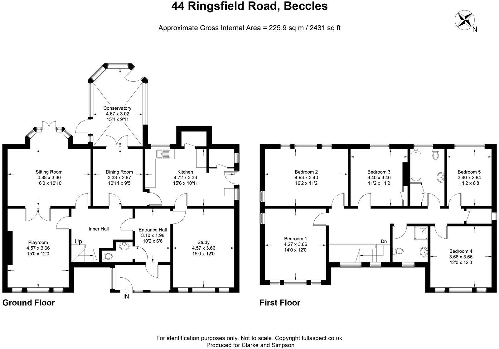 Ringsfield Road, Beccles, Suffolk floorplan