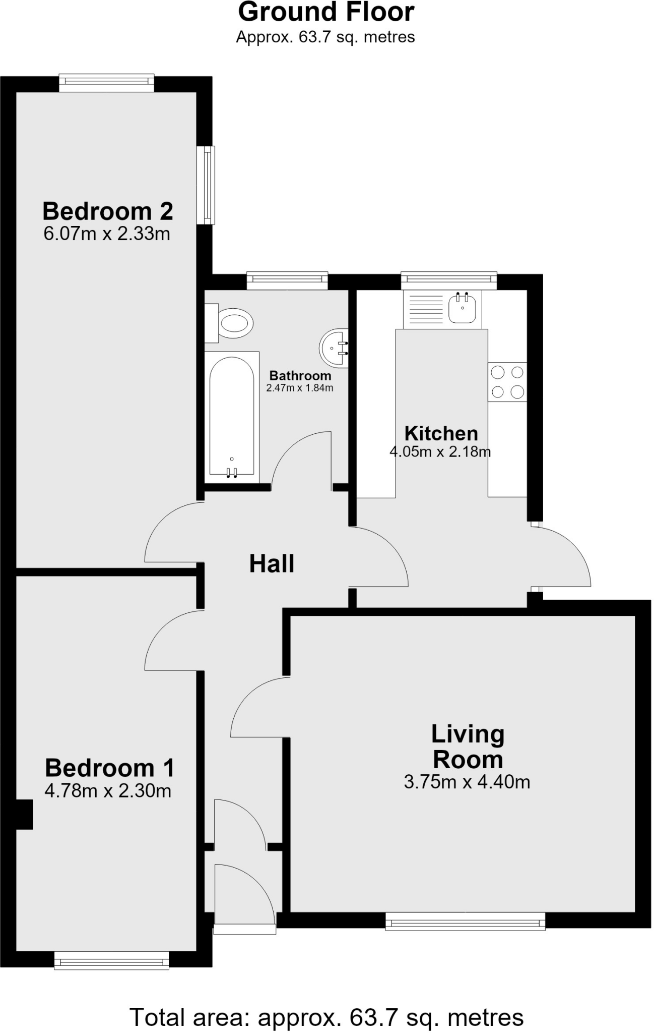 Woodland Avenue, Skellingthorpe floorplan