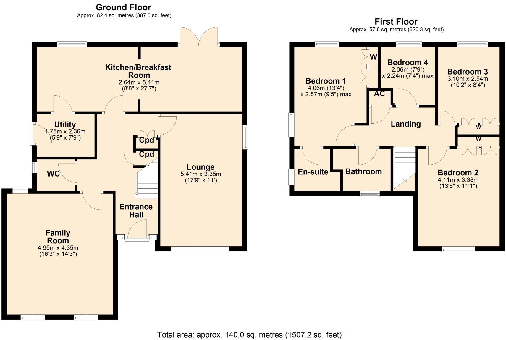 Paddock Close, Ravensthorpe, NN6 8EQ floorplan
