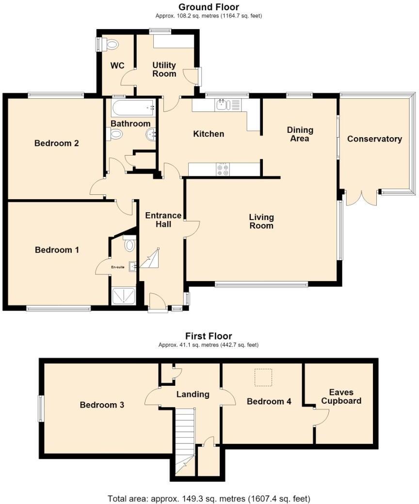 Penaber Estate, Criccieth floorplan