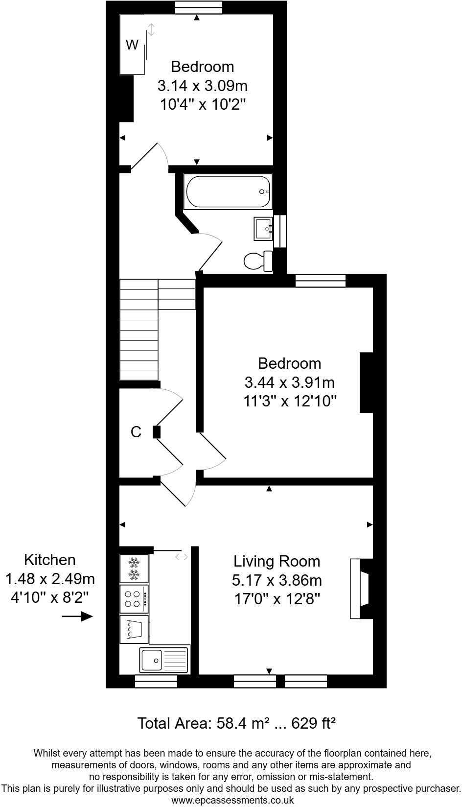 King Edward Road, Oldfield Park, Bath, BA2 floorplan