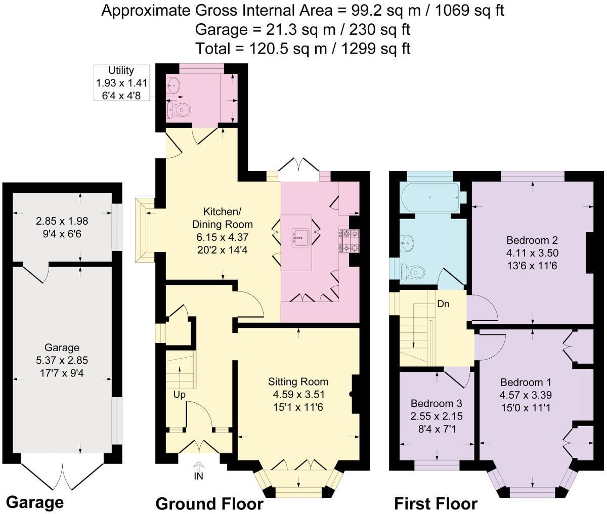 Doughty avenue, Eccles, M30 floorplan