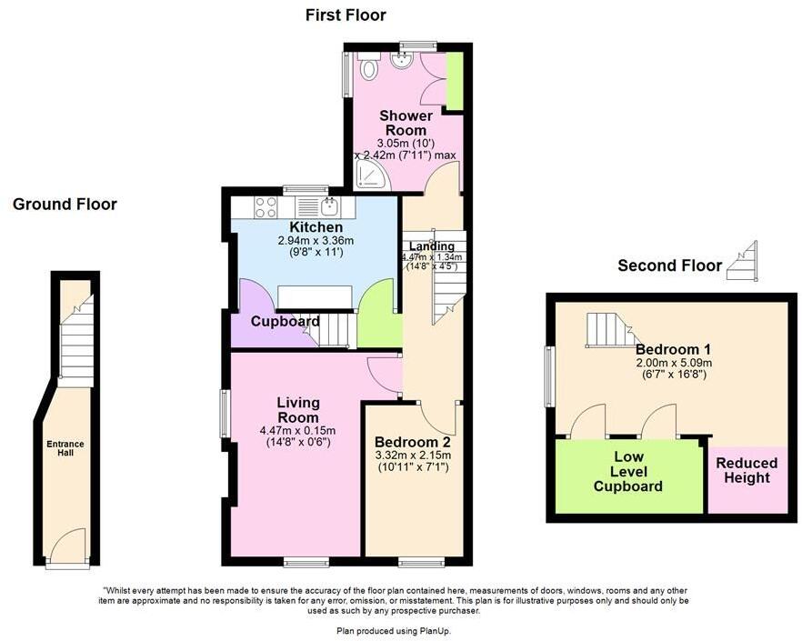 To Let - Rufford Road, Crossens - Two Bedroom Duplex Apartment floorplan